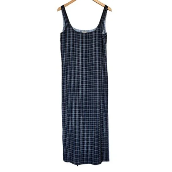 Anne Klein A Line Maxi Reversible Dress Women's 10 Vintage Teacher Academia - Picture 4 of 10